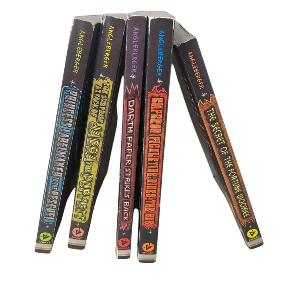 Origami Yoda Series Paperback Books Set Lot By‎ Angleberger Series Illustrated